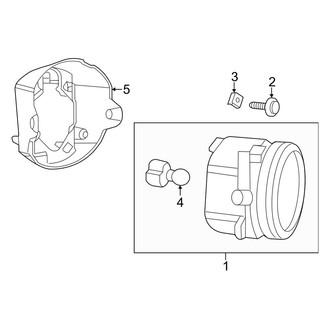 Dodge OE - Front Lamps - Fog Lamps