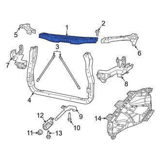 Dodge OE - Front Radiator Support Tie Bar