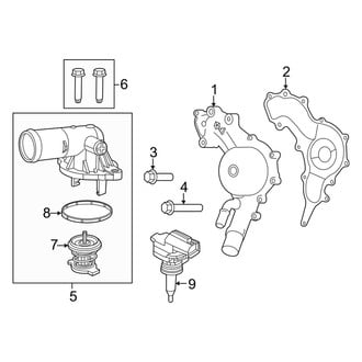 Dodge OE - Cooling - Water Pump (3.6L)