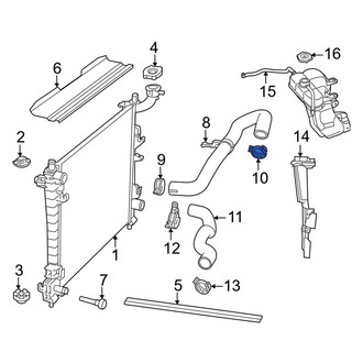 Dodge OE - Lower Radiator Hose Clamp