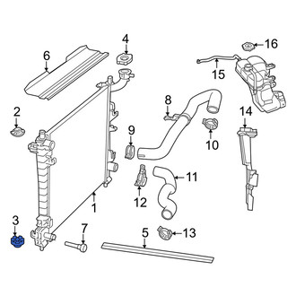 Dodge OE - Lower Radiator Insulator