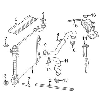 Dodge OE - Cooling - Radiator & Components (5.7L)