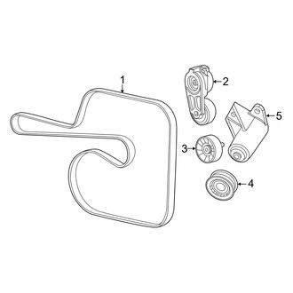 Dodge OE - Cooling - Belts & Pulleys (5.7L)