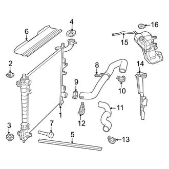 Dodge OE - Cooling - Radiator & Components (6.4L)
