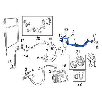 Dodge OE - A/C Refrigerant Suction Hose