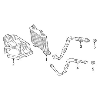 Dodge OE - Cooling - Engine Oil Cooler (6.2L)