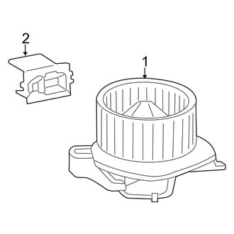 Dodge OE - Air Conditioner & Heater - Blower Motor & Fan (Citadel / Crew / R/T / Special Service / SXT)