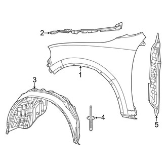 Dodge OE - Fender & Components (Citadel / Crew / R/T / Special Service / SXT)