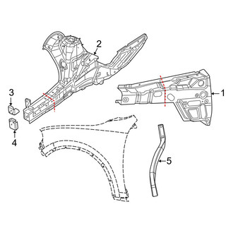 Dodge OE - Fender - Structural Components & Rails