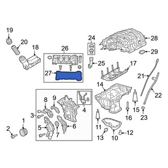 Dodge OE - Left Engine Valve Cover Gasket