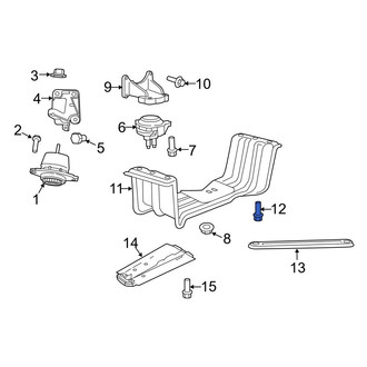 Dodge OE - Transmission Crossmember Bolt