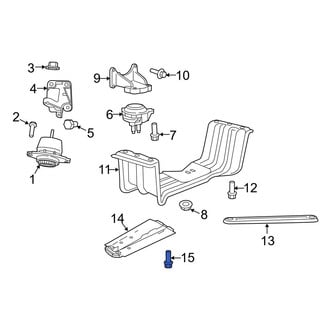 Dodge OE - Transmission Crossmember Bolt