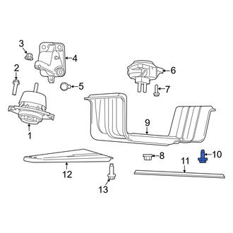 Dodge OE - Transmission Crossmember Bolt