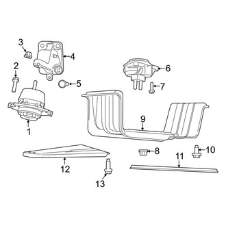 Dodge OE - Engine & Transmission Mounting (AWD 3.6L)