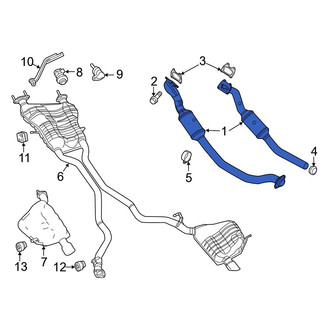 Dodge OE - Right Catalytic Converter