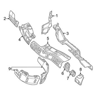 Dodge OE - Exhaust System - Heat Shields (3.6L)