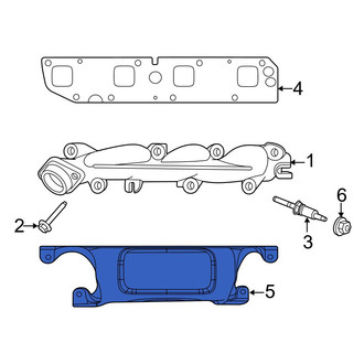 Dodge OE - Exhaust Manifold Heat Shield