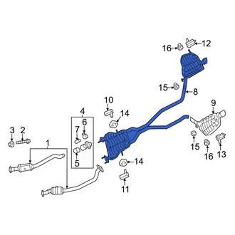 Dodge OE - Exhaust Muffler