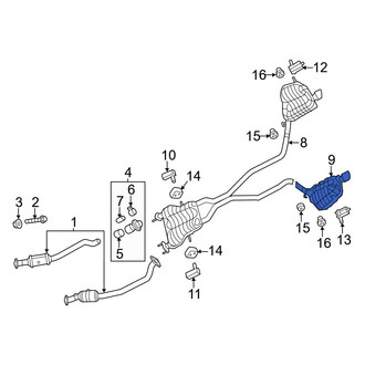 Dodge OE - Exhaust Muffler