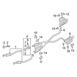 Dodge OE - Exhaust System - Exhaust Components