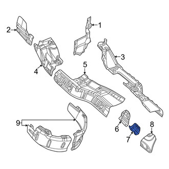 Dodge OE - Center Rear Floor Pan Heat Shield