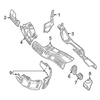 Dodge OE - Exhaust System - Heat Shields (5.7L)