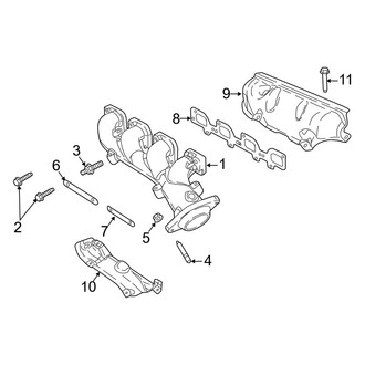 Dodge OE - Exhaust System - Exhaust Manifold