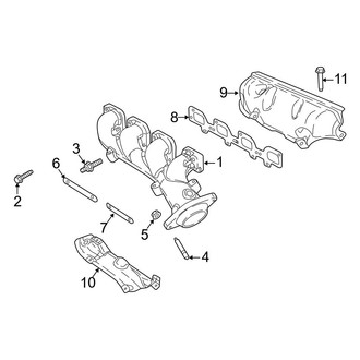 Dodge OE - Exhaust System - Exhaust Manifold (6.2L)