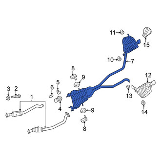 Dodge OE - Exhaust Muffler