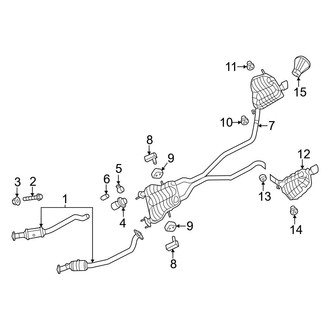 Dodge OE - Exhaust System - Exhaust Components (6.2L)