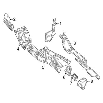 Dodge OE - Exhaust System - Heat Shields (6.2L)
