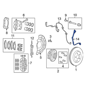 Dodge OE - Front Left Brake Hydraulic Hose