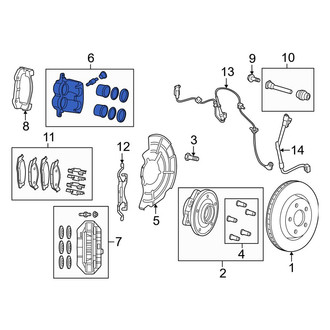 Dodge OE - Front Left Disc Brake Caliper