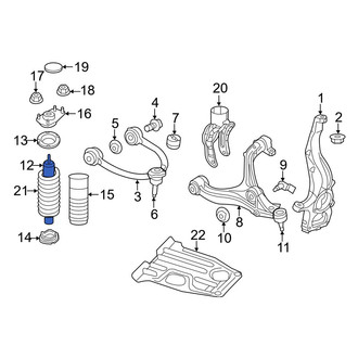 Dodge OE - Front Right Suspension Shock Absorber