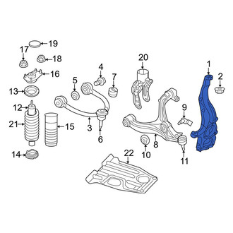Dodge OE - Left Steering Knuckle