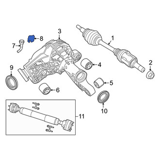 Dodge OE - Rear Differential Vent Hose