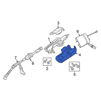 Dodge OE - Upper Steering Column Cover