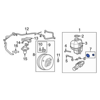 Dodge OE - Brake Master Cylinder Nut