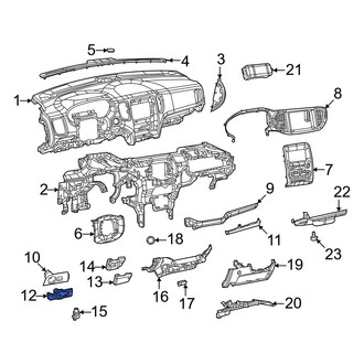 Dodge OE - Left Instrument Panel Molding