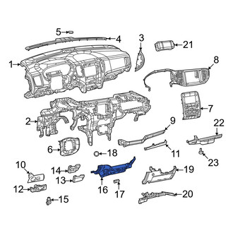 Dodge OE - Center Lower Instrument Panel Bezel