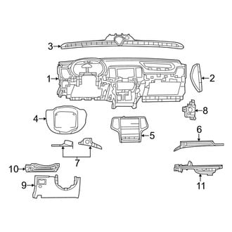 Dodge OE - Instrument Panel Components
