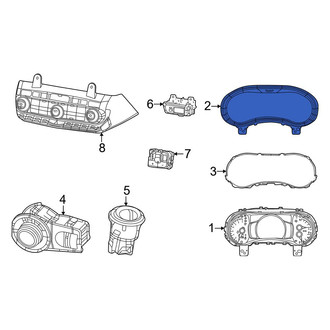 Dodge OE - Instrument Cluster Visor