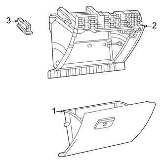 Dodge OE - Instrument Panel - Glove Box