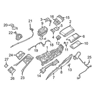 Dodge OE - Center Console (Front)