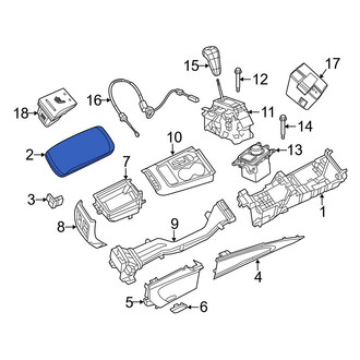 Dodge OE - Front Console Armrest