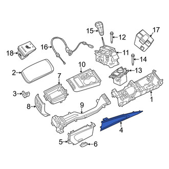 Dodge OE - Front Right Forward Console Panel