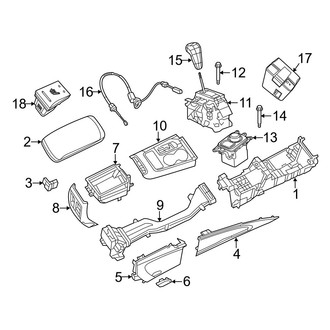 Dodge OE - Center Console (Front)