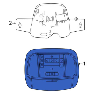 Dodge OE - Upper Overhead Console