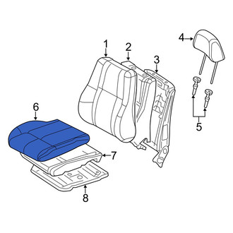Dodge OE - Rear Right Seat Cover