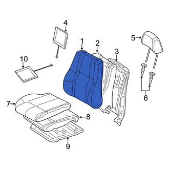Dodge OE - Front Right Seat Back Cushion Cover